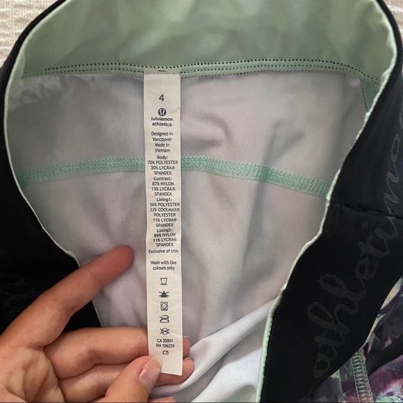 Lululemon biker shorts - Picture 2 of 2